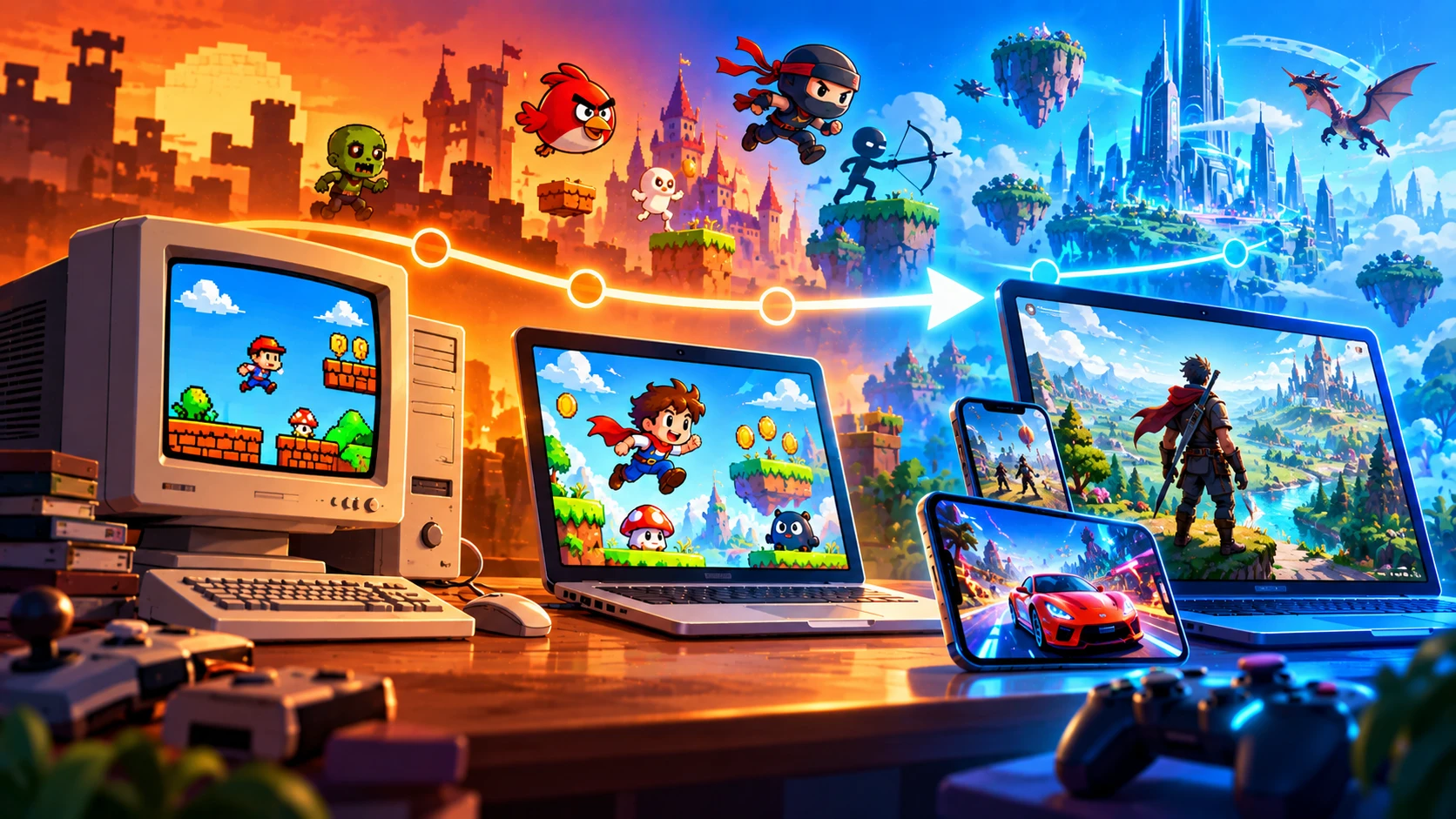 The Evolution of Web Games: From Flash to HTML5
