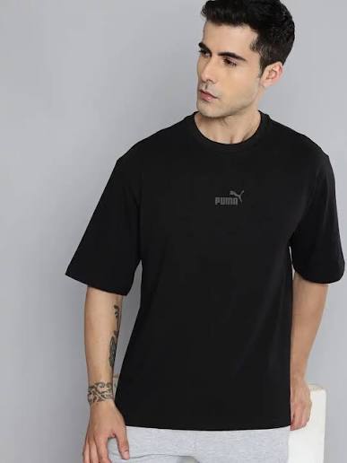 Puma Essentials Men’s T-Shirt (Black, Size M)