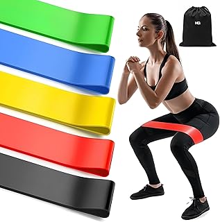 Blaaze Resistance Loop Bands, Set of 5, Multicolor