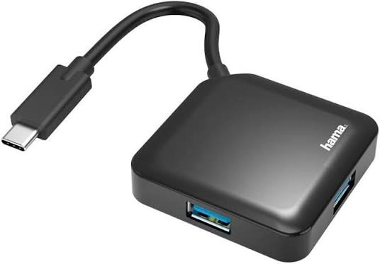 Hama USB Hub 3.0 4-Port, Black