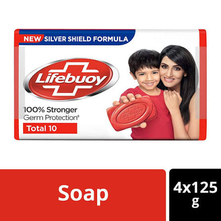 Lifebuoy Total 10 Soap (Pack of 4)
