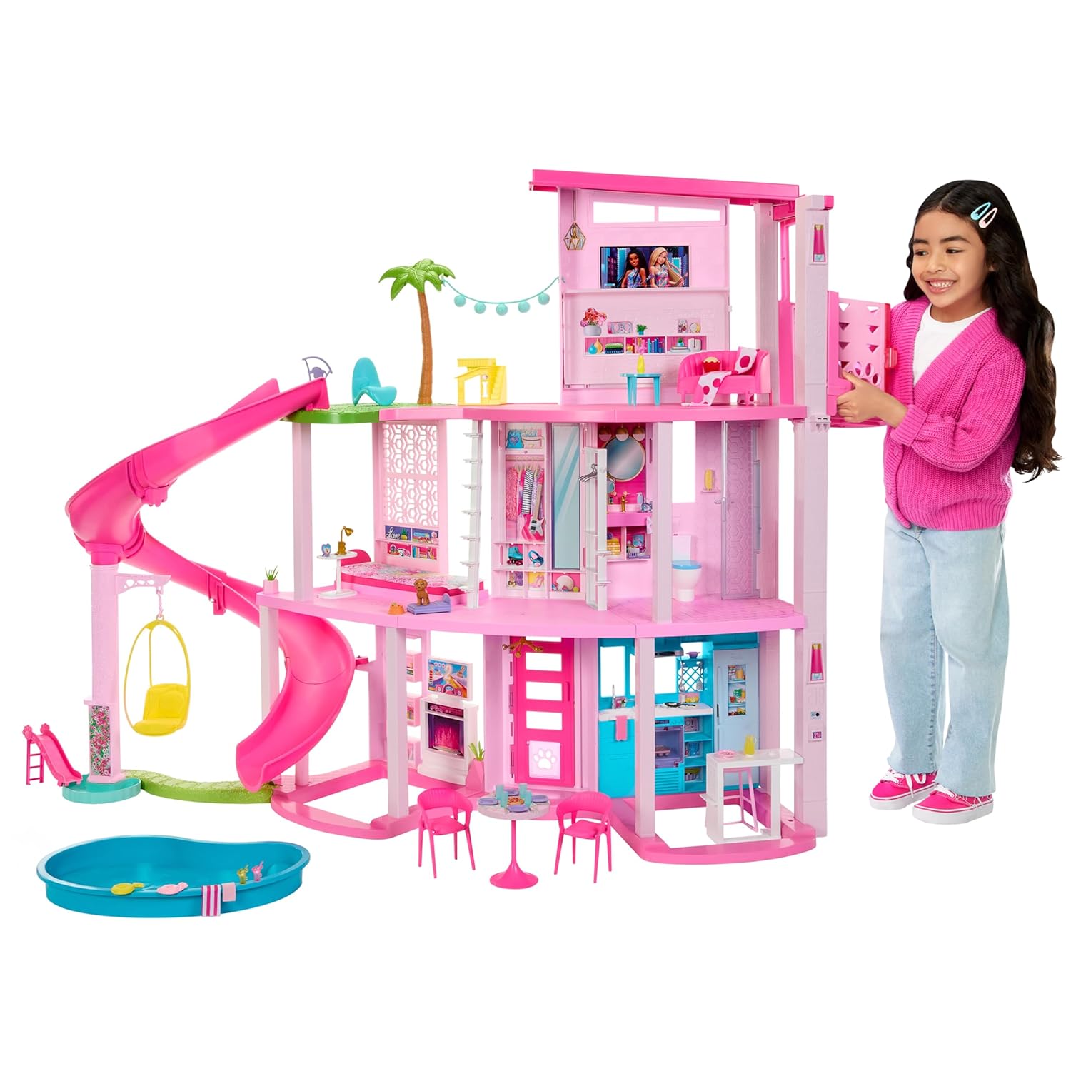 Barbie Dreamhouse Dollhouse with Pool and Elevator